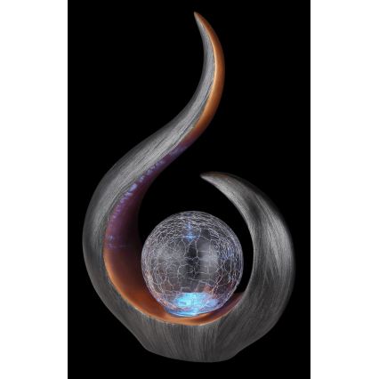 Globo - Lámpara solar LED RGB LED/3V IP44 300 mAh