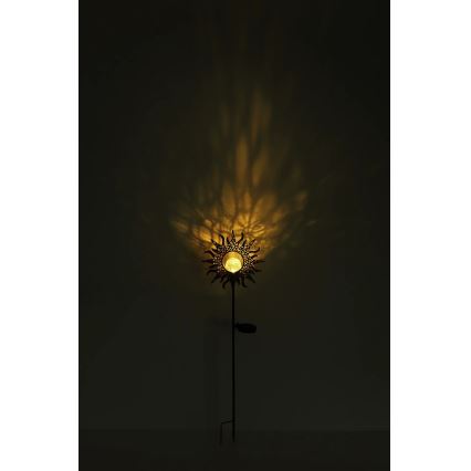 Globo - Lámpara solar LED/3,2V IP44 300 mAh, con forma de sol
