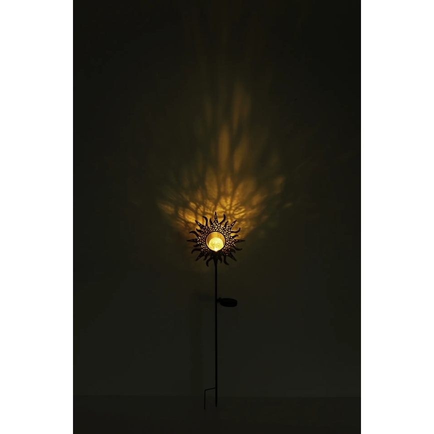 Globo - Lámpara solar LED/3,2V IP44 300 mAh, con forma de sol
