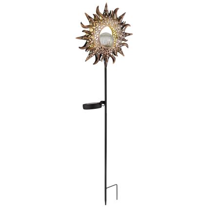 Globo - Lámpara solar LED/3,2V IP44 300 mAh, con forma de sol
