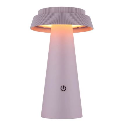 Globo - Lámpara solar táctil LED regulable LED/4W/3,7W IP54 rosa