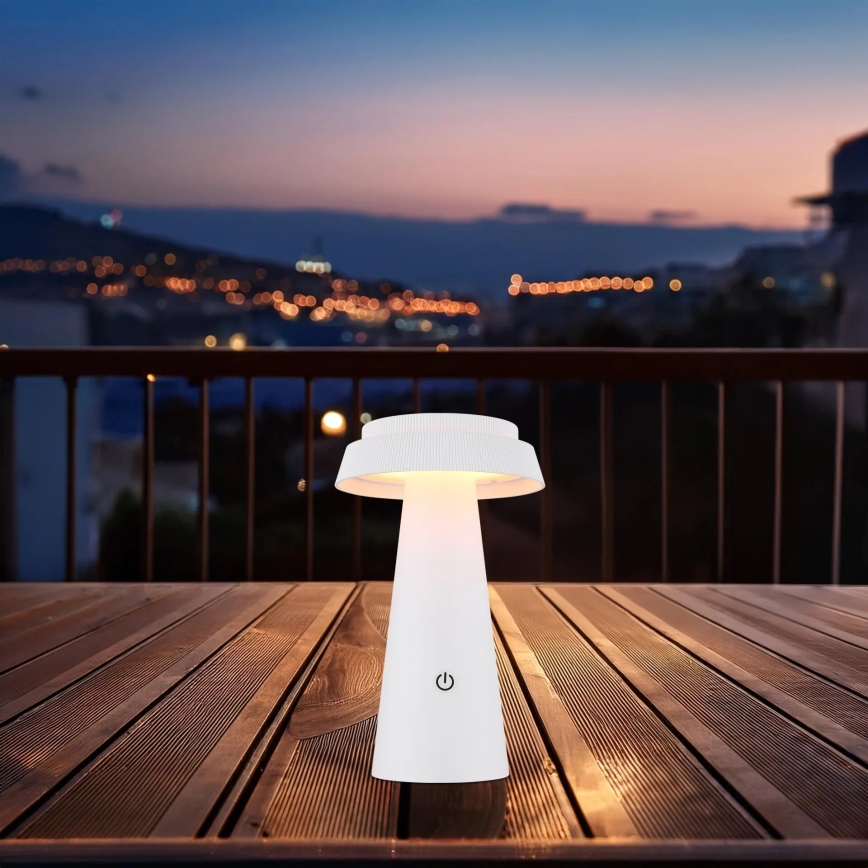 Globo - Lámpara solar táctil LED regulable LED/4W/3,7W IP54 blanco