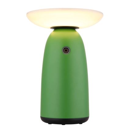Globo - LED Lámpara solar táctil regulable LED/10W/3,7V IP54 3600 mAh verde