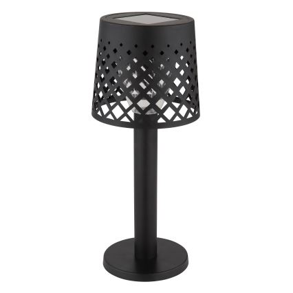 Globo - Lámpara solar LED LED/0,06W/3,2V 3000K IP44 negro