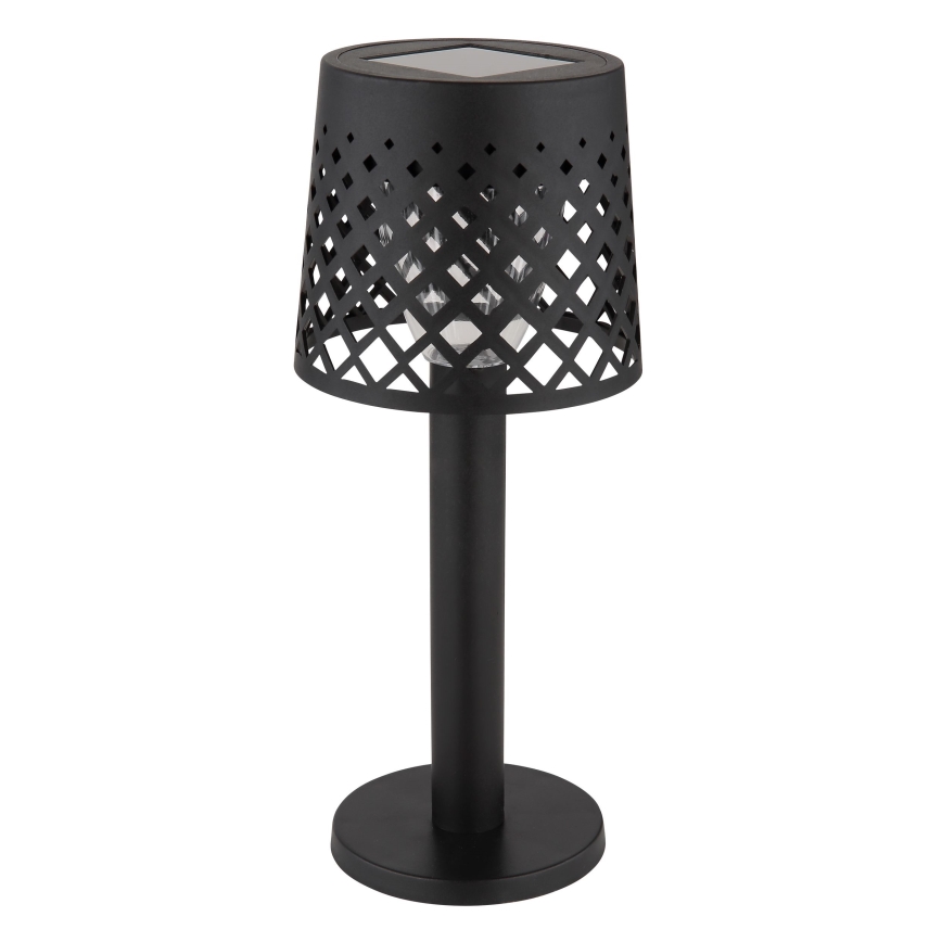 Globo - Lámpara solar LED LED/0,06W/3,2V 3000K IP44 negro