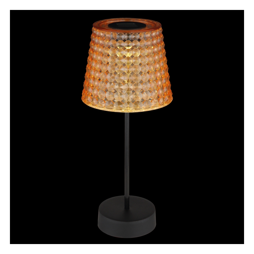 Globo - SET 2x Lámpara solar LED LED/0,06W/3V IP44 40 mAh naranja