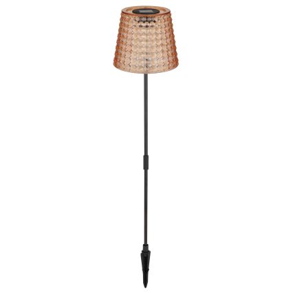 Globo - SET 2x Lámpara solar LED LED/0,06W/3V IP44 40 mAh naranja