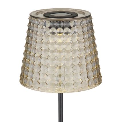 Globo - SET 2x Lámpara solar LED LED/0,06W/3V IP44 gris