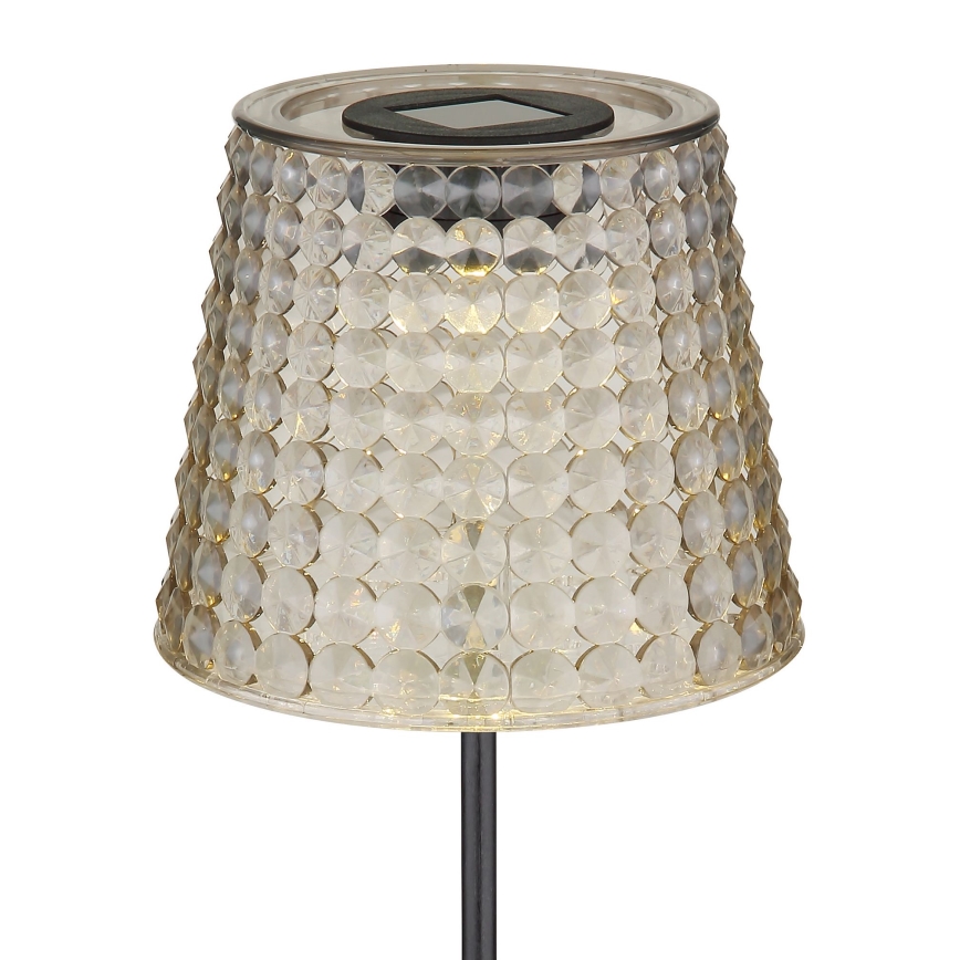 Globo - SET 2x Lámpara solar LED LED/0,06W/3V IP44 gris