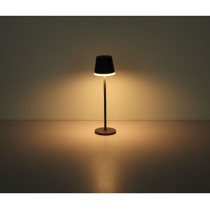 Globo - Lámpara solar LED LED/0,6W/3V 3000K IP44 1200 mAh antracita