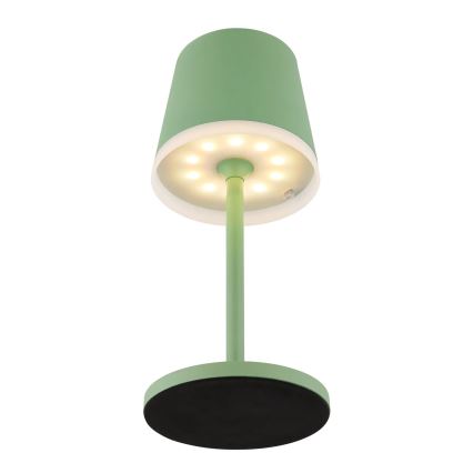 Globo - Lámpara solar LED LED/0,06W/3V 3000K IP44 1200 mAh verde