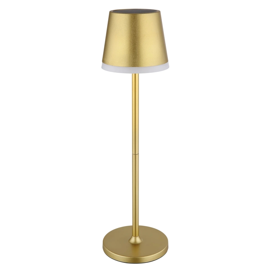 Globo - Lámpara solar LED LED/0,6W/3V 3000K IP44 dorado