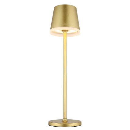 Globo - Lámpara solar LED LED/0,6W/3V 3000K IP44 dorado