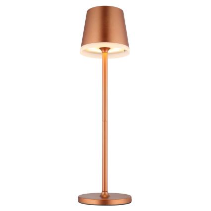 Globo - Lámpara solar LED LED/0,6W/3V 3000K IP44 1200 mAh cobre