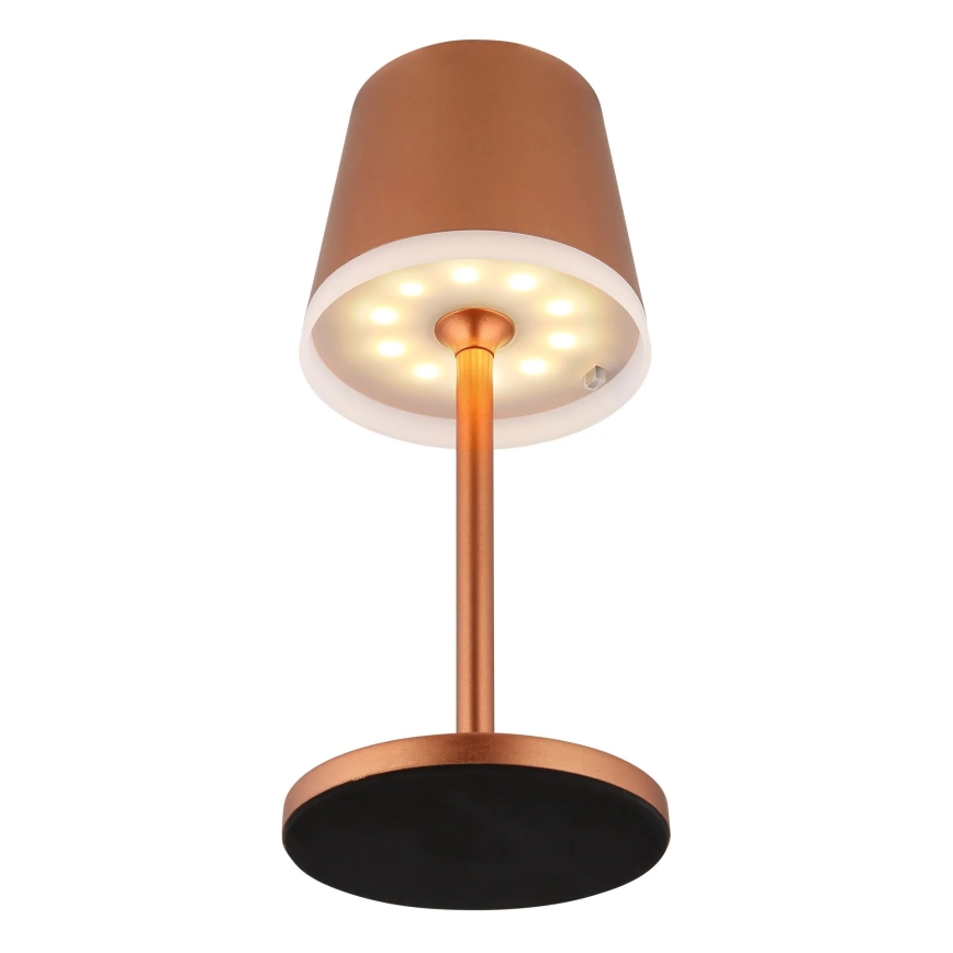 Globo - Lámpara solar LED LED/0,6W/3V 3000K IP44 1200 mAh cobre