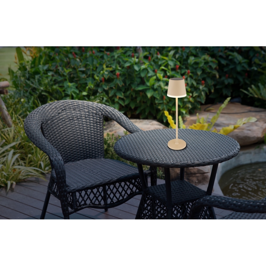 Globo - Lámpara solar LED LED/0,6W/3V 3000K IP44 1200 mAh beige