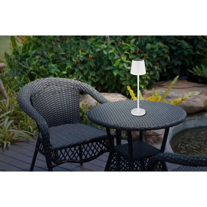 Globo - Lámpara solar LED LED/0,6W/3V 3000K IP44 blanco