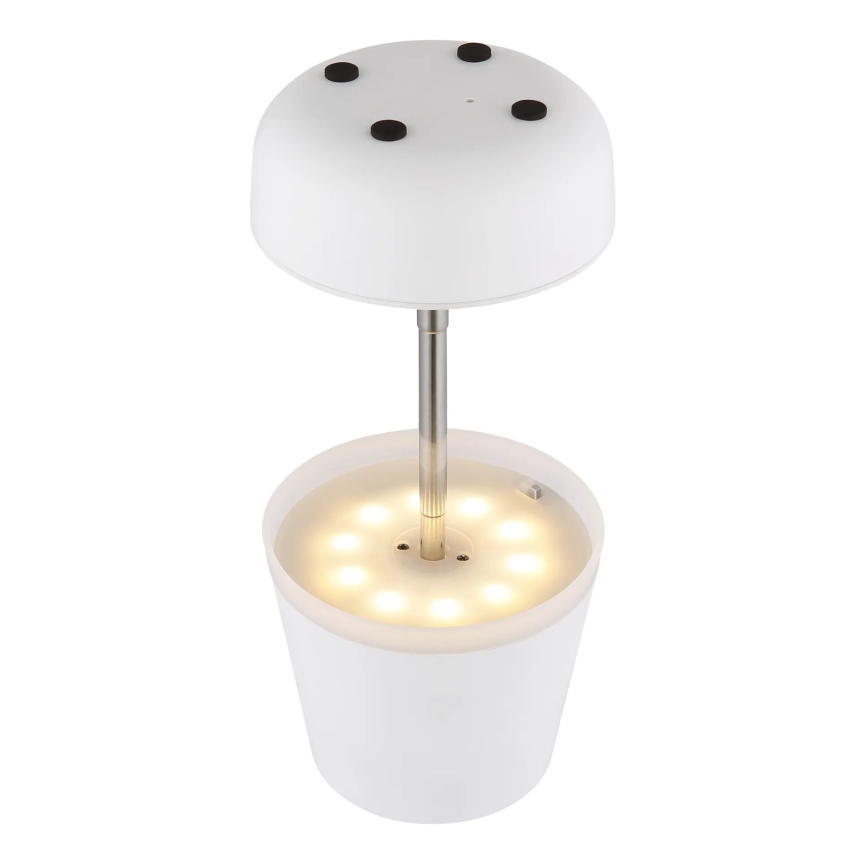 Globo - Lámpara solar LED 10xLED/0,06W/3V IP44 800 mAh blanco