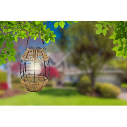 Globo - Lámpara solar LED LED/2W/3V IP44 600 mAh