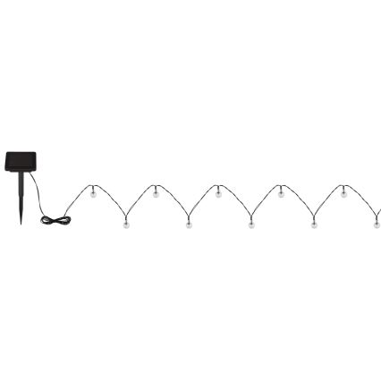 Globo - Cadena solar LED 20xLED/0,06W/3,2V 285 cm IP44 600 mAh