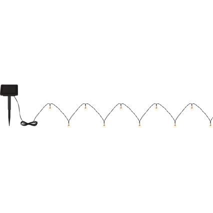 Globo - Cadena solar LED 20xLED/0,06W/3,2V 285 cm IP44 600 mAh