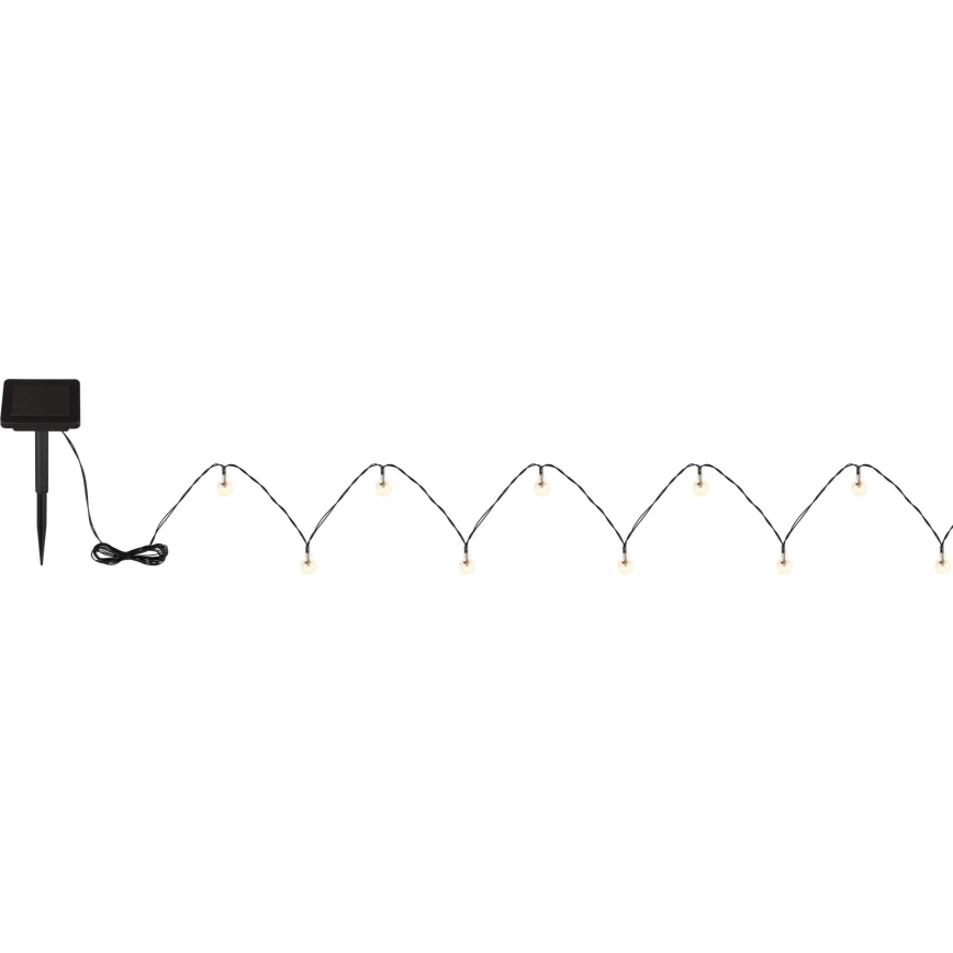 Globo - Cadena solar LED 20xLED/0,06W/3,2V 285 cm IP44 600 mAh