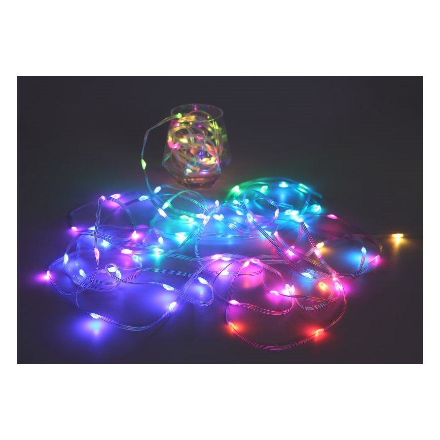 Globo - Tira LED RGB 50xLED/0,06W/5V 5 m 27 funciones