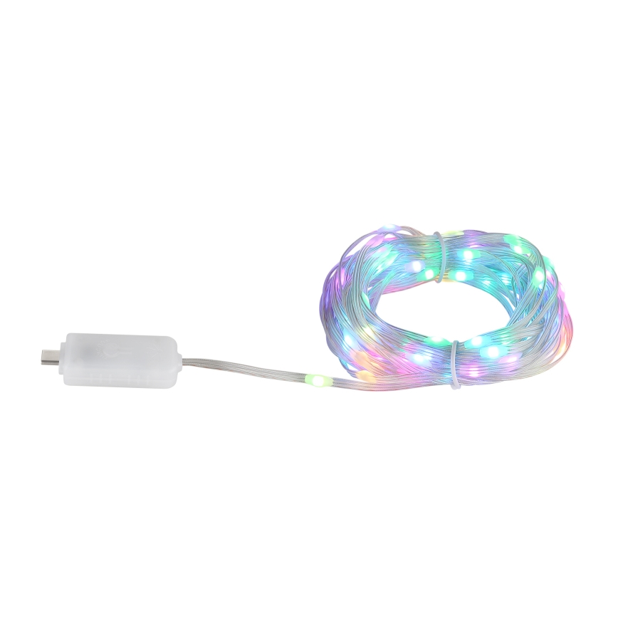 Globo - Tira LED RGB 50xLED/0,06W/5V 5 m 27 funciones