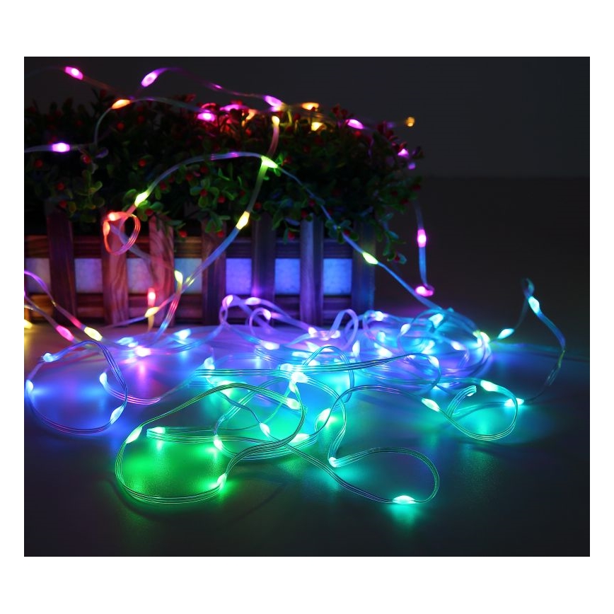 Globo - Tira LED RGB 100xLED/0,06W/5V 10 m 27 funciones