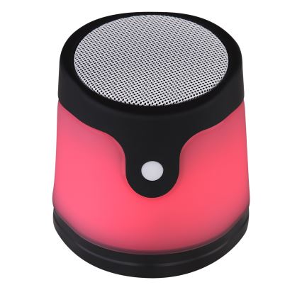 Globo - LED RGB Lámpara de mesa con altavoz LED/5W/3,7V 1500 mAh