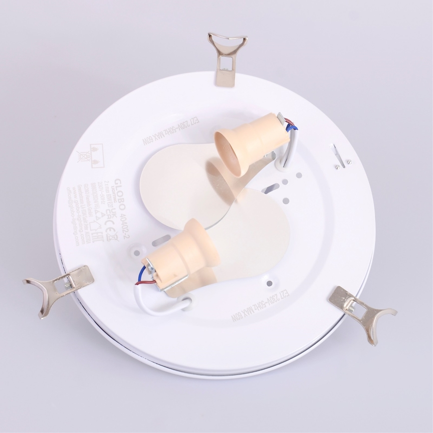 Globo 40402-2 - Plafón CALIMERO I 2xE27/60W/230V