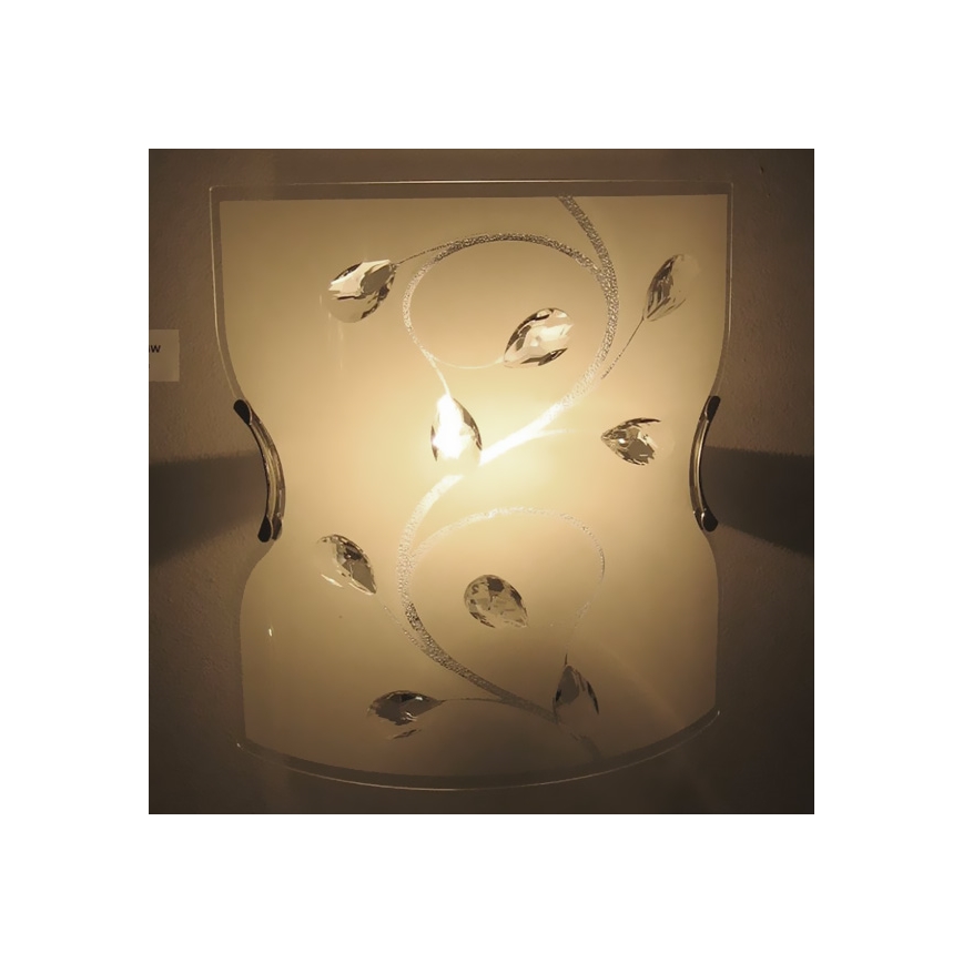 Globo 40404W - Aplique BURGUNDY 1xE27/60W/230V