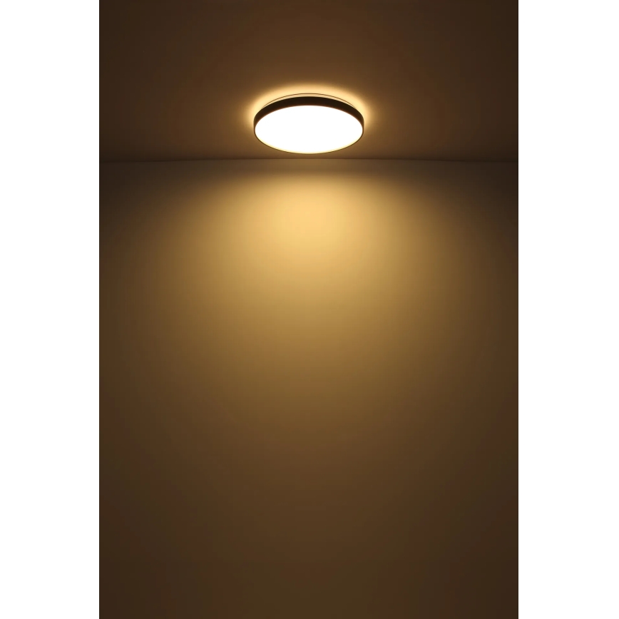 Globo - Plafón LED LED/24W/230V diá. 48 cm antracita