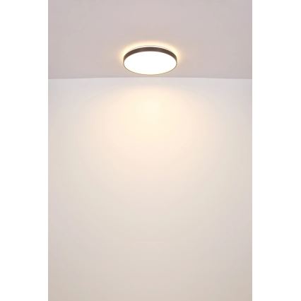 Globo - Plafón LED LED/24W/230V diá. 48 cm antracita