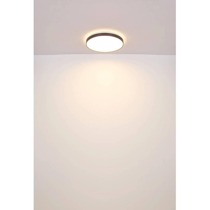 Globo - Plafón LED LED/24W/230V diá. 48 cm antracita