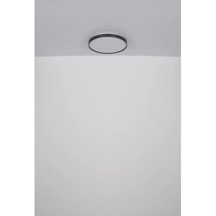 Globo - Plafón LED LED/24W/230V diá. 48 cm antracita