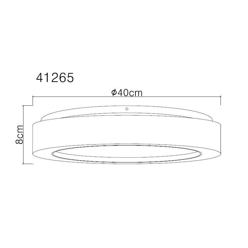 Globo - Plafón LED LED/24W/230V diá. 40 cm 3000K blanco