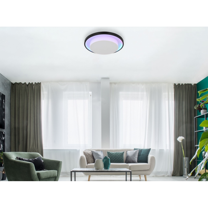 Globo - Plafón LED RGBW regulable LED/21W/230V 2700-6500K+ control remoto