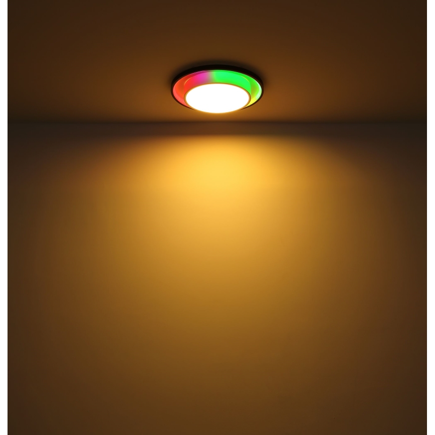 Globo - Plafón LED RGBW regulable LED/21W/230V 2700-6500K+ control remoto