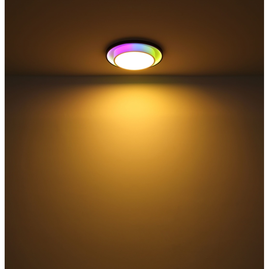Globo - Plafón LED RGBW regulable LED/21W/230V 2700-6500K+ control remoto