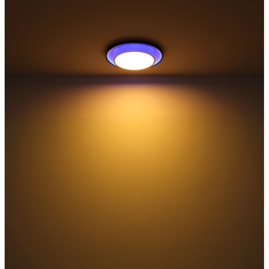 Globo - Plafón LED RGBW regulable LED/21W/230V 2700-6500K+ control remoto