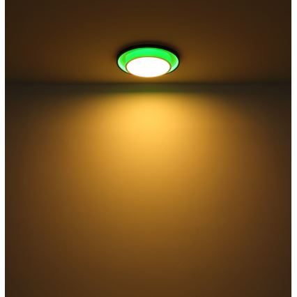 Globo - Plafón LED RGBW regulable LED/21W/230V 2700-6500K+ control remoto