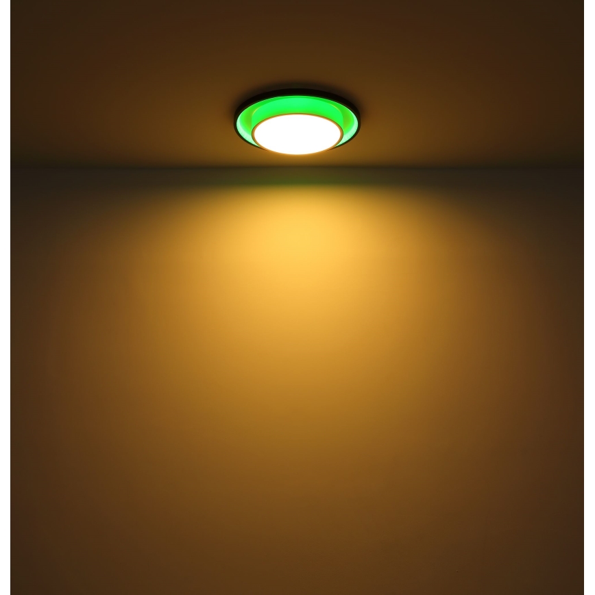 Globo - Plafón LED RGBW regulable LED/21W/230V 2700-6500K+ control remoto