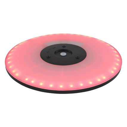 Globo - Plafón de baño LED RGB regulable LED/21W/230V 3000-6000K + control remoto IP44 negro