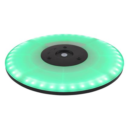 Globo - Plafón de baño LED RGB regulable LED/21W/230V 3000-6000K + control remoto IP44 negro