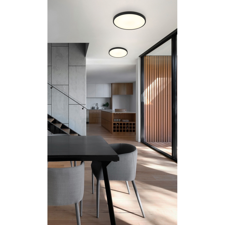 Globo - Plafón LED LED/15W/230V 4000K diá. 23 cm negro