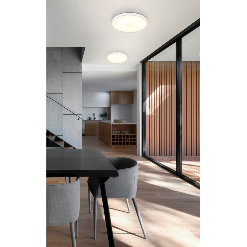 Globo - Plafón LED 15 W/230 V 4000 K Ø 23 cm blanco