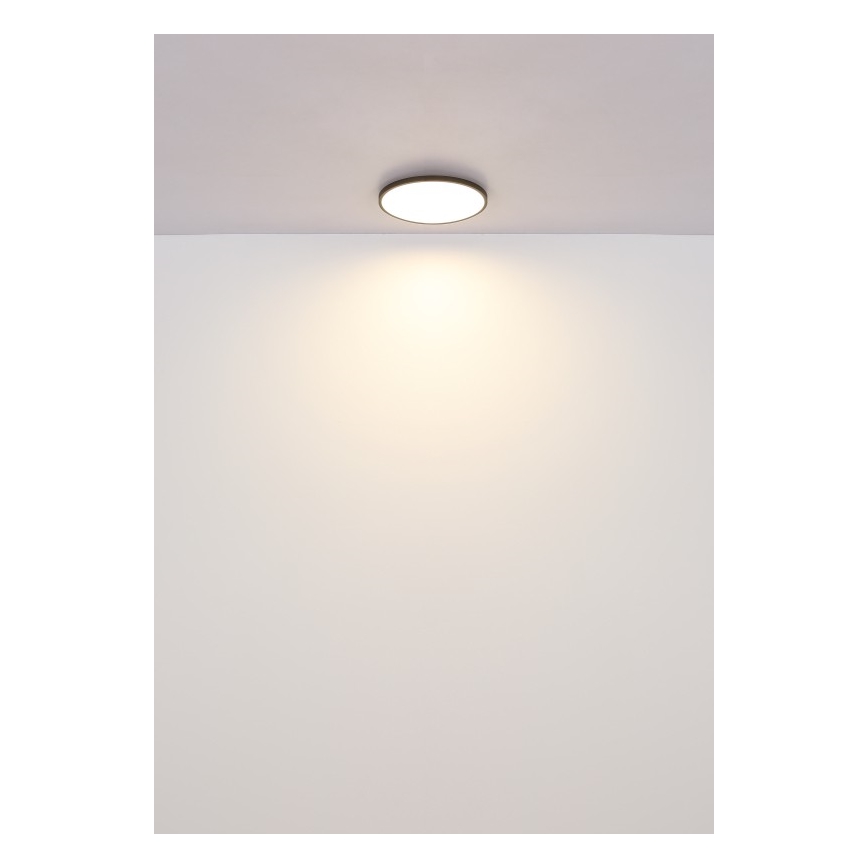 Globo - Plafón LED LED/32W/230V 4000K diá. 40 cm negro