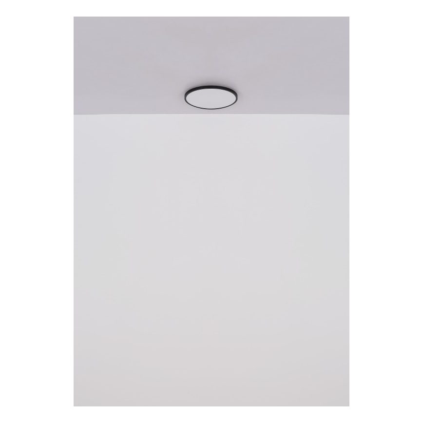 Globo - Plafón LED LED/32W/230V 4000K diá. 40 cm negro