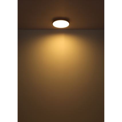 Globo - Plafón LED LED/18W/230V 3000K diá. 35 cm negro